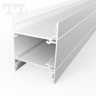 LED profilis P23-10 – 3000 mm – Baltas RAL9003