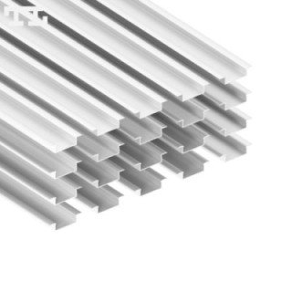 LED profilis P14-1 Daugiapakuotė (20 szt) – 2000 mm – Anoduotas