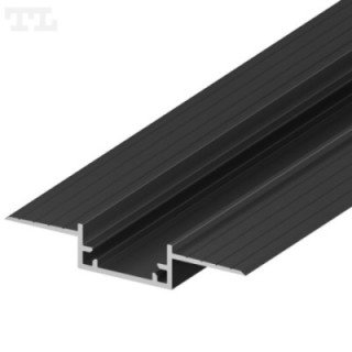 LED profilis P11-4 – 1000 mm – Juodas RAL9005