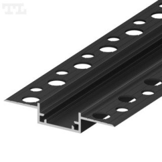 LED profilis GK11-4 – 2000 mm – Juodas RAL9005