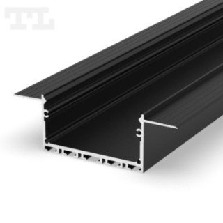 LED profilis P23-7 – 3000 mm – Juodas RAL9005