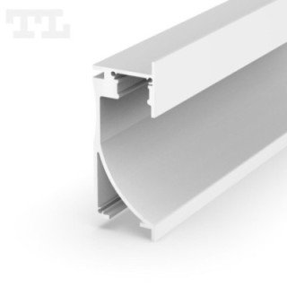 LED profilis P26-1 – 3000 mm – Baltas RAL9003