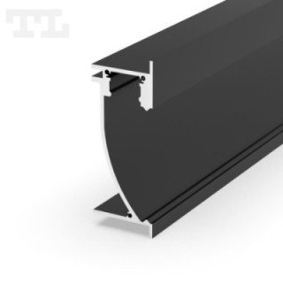 LED profilis P26-2 – 3000 mm – Juodas RAL9005