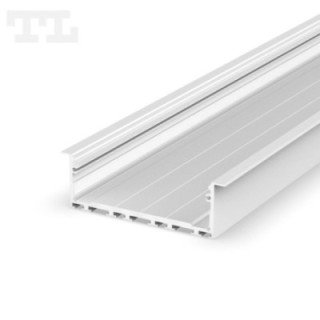 LED profilis P27-1 – 3000 mm – Baltas RAL9003