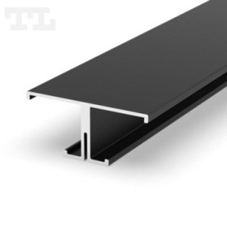 LED profilis P9-1 – 1000 mm – Juodas RAL9005