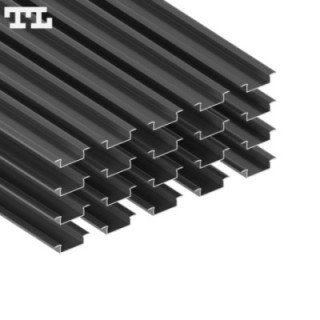 LED profilis P14-1 Daugiapakuotė (20 szt) – 2000 mm – Juodas RAL9005