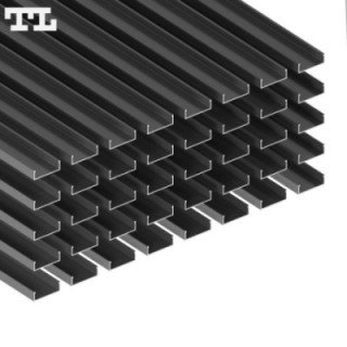 LED profilis P13-1 Daugiapakuotė (40 szt) – 2000 mm – Juodas RAL9005