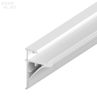 LED profilis P10-6 – 2000 mm – Baltas RAL9003