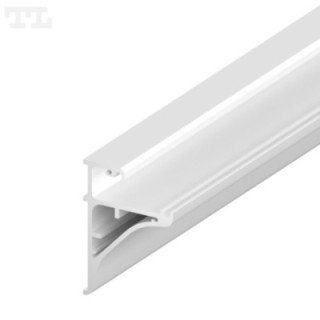 LED profilis P10-8 – 2000 mm – Baltas RAL9003