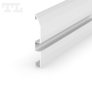 LED profilis P16-1 – 2000 mm – Baltas RAL9003