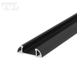 LED profilis P2-1 – 1000 mm – Juodas RAL9005