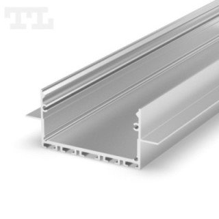 LED profilis P23-6 [P23-3, P20-1] – 3000 mm – Anoduotas