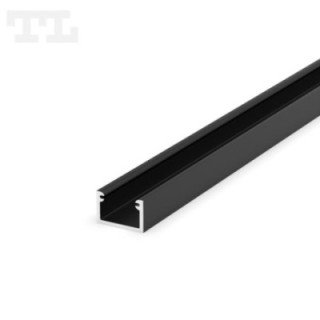 LED profilis P4-2 – 1000 mm – Juodas RAL9005
