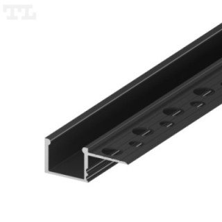 LED profilis GK18-3 ½ – 2000 mm – Juodas RAL9005