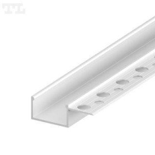 LED profilis GK14-3 ½ – 3000 mm – Baltas RAL9003