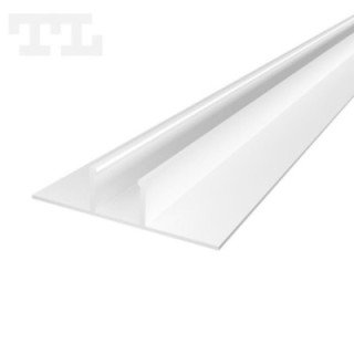 LED profilis P17-1 – 2000 mm – Baltas RAL9003