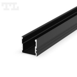 LED profilis P5-1 – 2000 mm – Juodas RAL9005