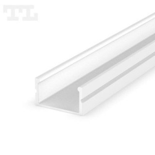 LED profilis P13-2 – 2000 mm – Baltas RAL9003