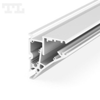 LED profilis P10-1 – 2000 mm – Baltas RAL9003