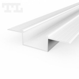 LED profilis P14-3 – 2000 mm – Baltas RAL9003